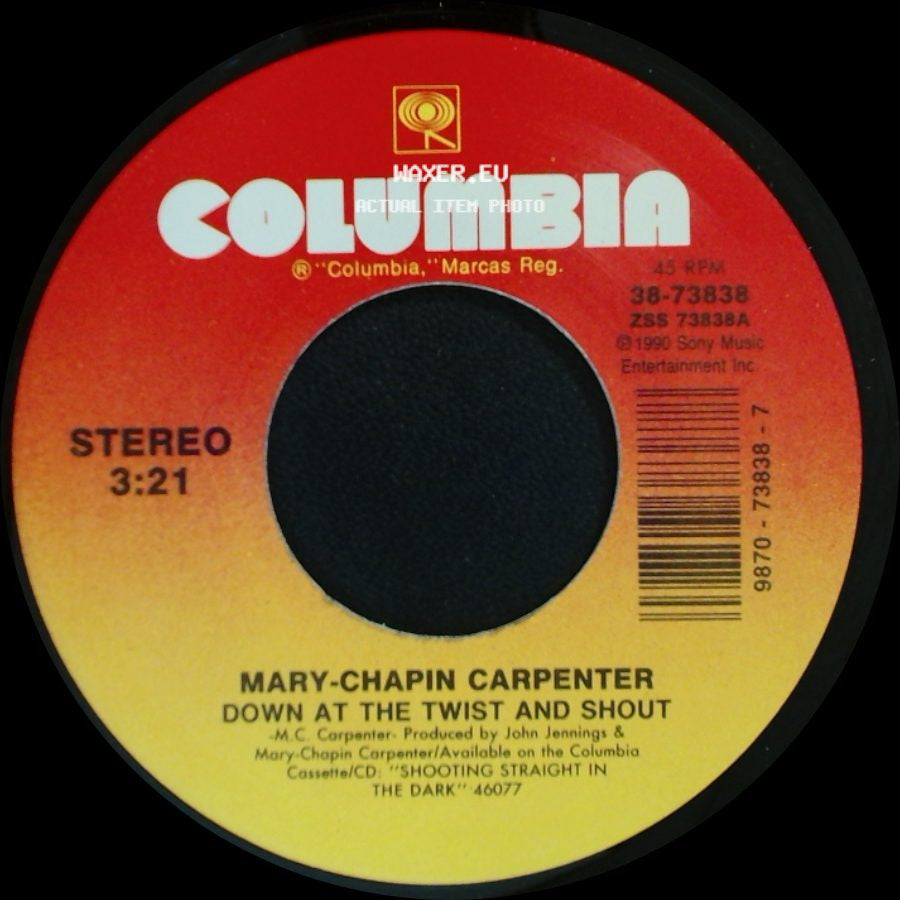 Mary-Chapin Carpenter - Down At The Twist And Shout / Halley Came To Jackson side A