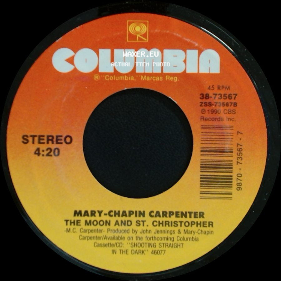 Mary-Chapin Carpenter - The Moon And St. Christopher / You Win Again side A