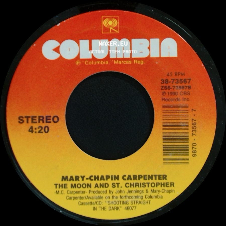 Mary-Chapin Carpenter - The Moon And St. Christopher / You Win Again side A