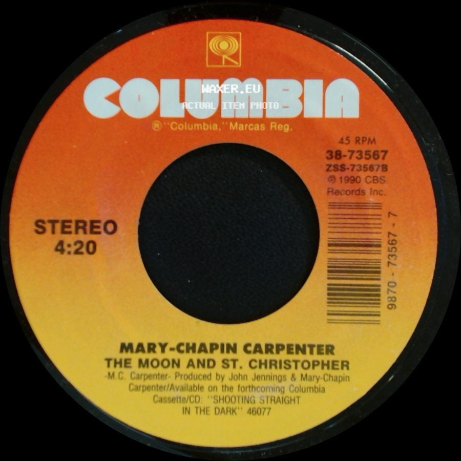 Mary-Chapin Carpenter - You Win Again / The Moon And St. Christopher side B
