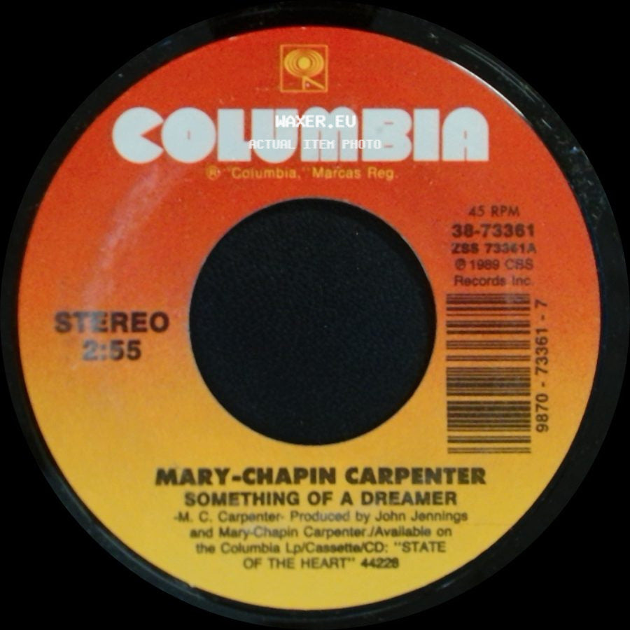 Mary-Chapin Carpenter - Slow Country Dance / Something Of A Dreamer side B
