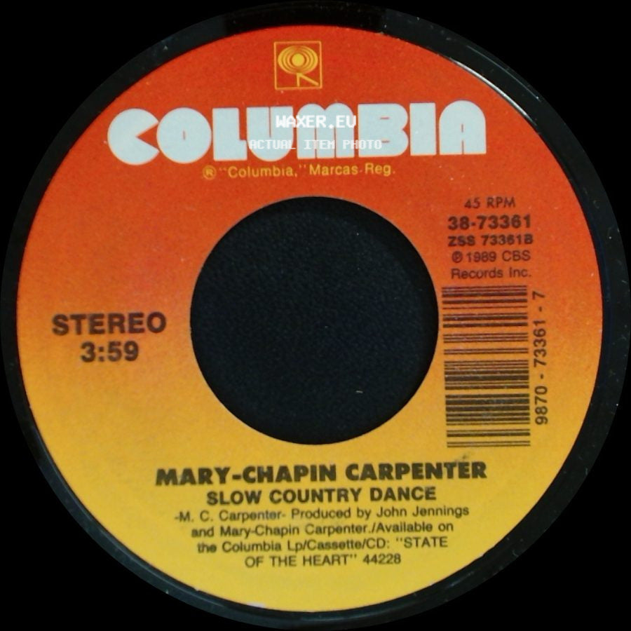 Mary-Chapin Carpenter - Slow Country Dance / Something Of A Dreamer side A