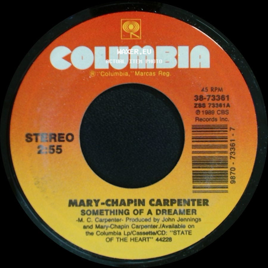 Mary-Chapin Carpenter - Slow Country Dance / Something Of A Dreamer side B