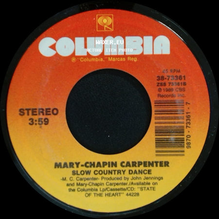 Mary-Chapin Carpenter - Slow Country Dance / Something Of A Dreamer side A