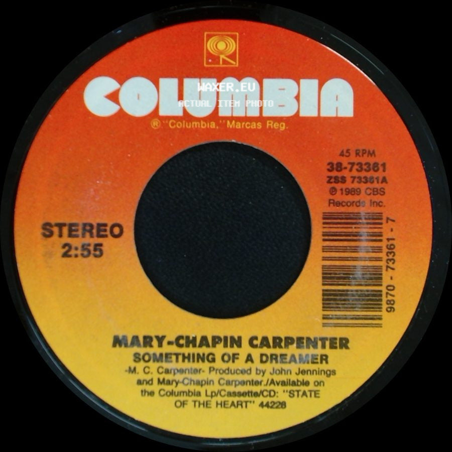 Mary-Chapin Carpenter - Slow Country Dance / Something Of A Dreamer side B