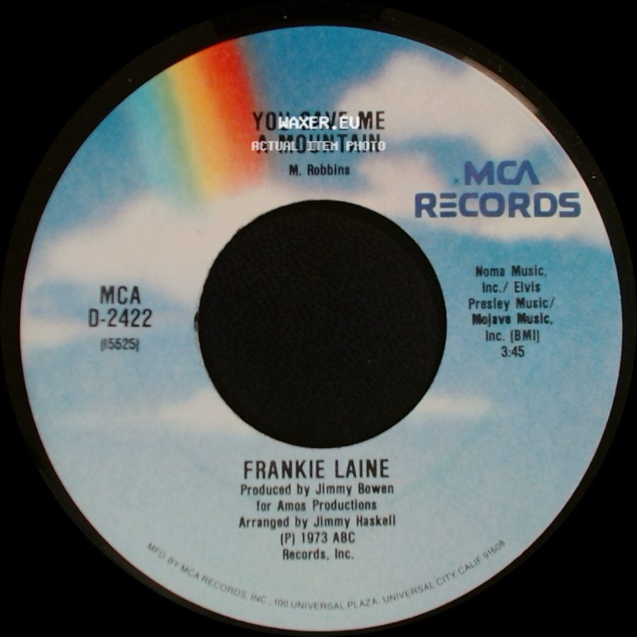 Frankie Laine - You Gave Me A Mountain / To Each His Own side A
