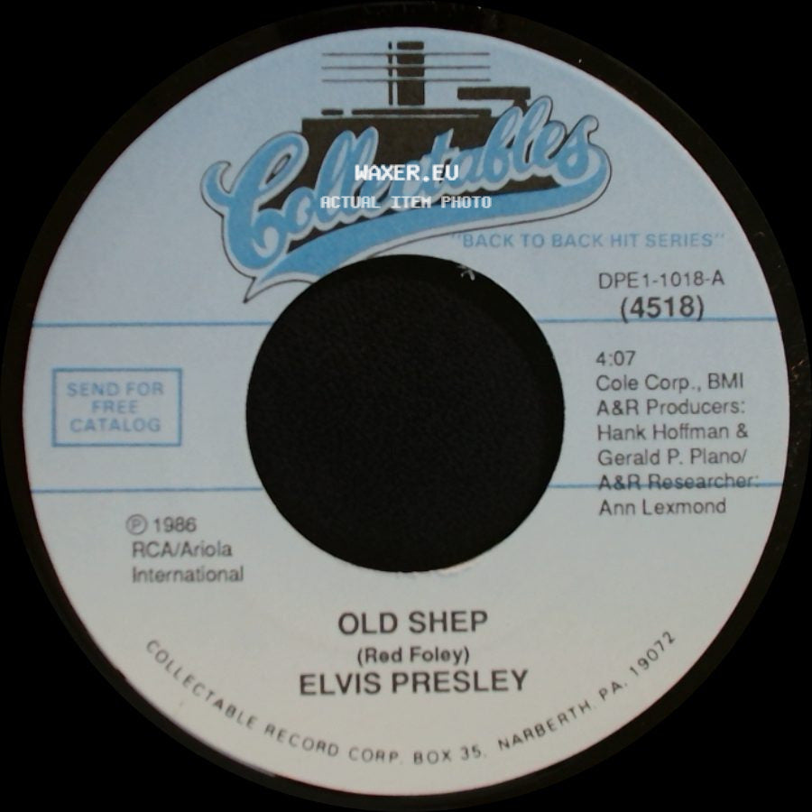 Elvis Presley - You'll Never Walk Alone (From "Carousel") / Old Shep side B