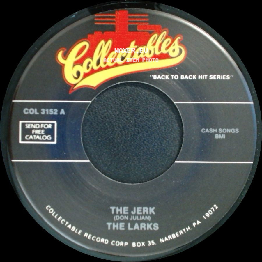 Lloyd Price / The Larks - Where Were You (On Our Wedding Day)? / The Jerk side B