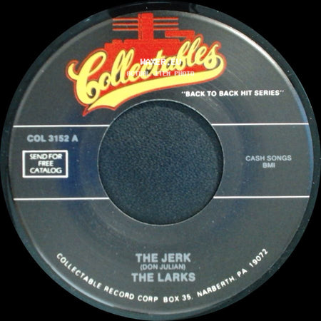 Lloyd Price / The Larks - Where Were You (On Our Wedding Day)? / The Jerk side B