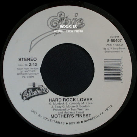 Mother's Finest - Hard Rock Lover / Baby Love side A