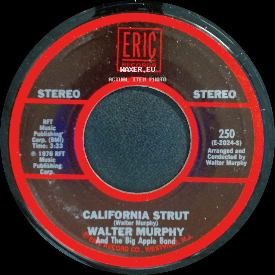 Walter Murphy And The Big Apple Band - California Strut / A Fifth Of Beethoven side A