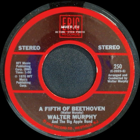 Walter Murphy And The Big Apple Band - California Strut / A Fifth Of Beethoven side B