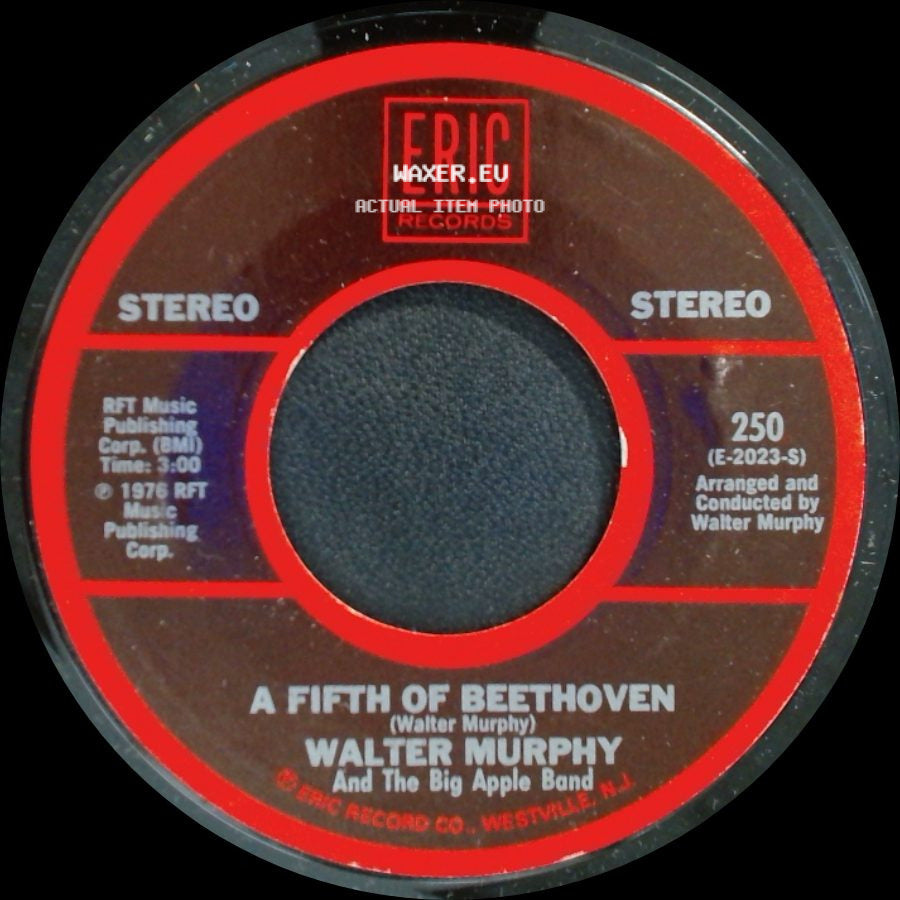 Walter Murphy And The Big Apple Band - California Strut / A Fifth Of Beethoven side B
