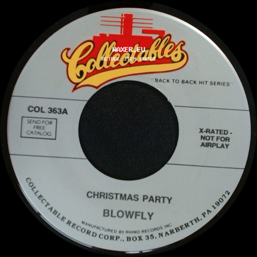 Blowfly - New Years Party / Christmas Party side B
