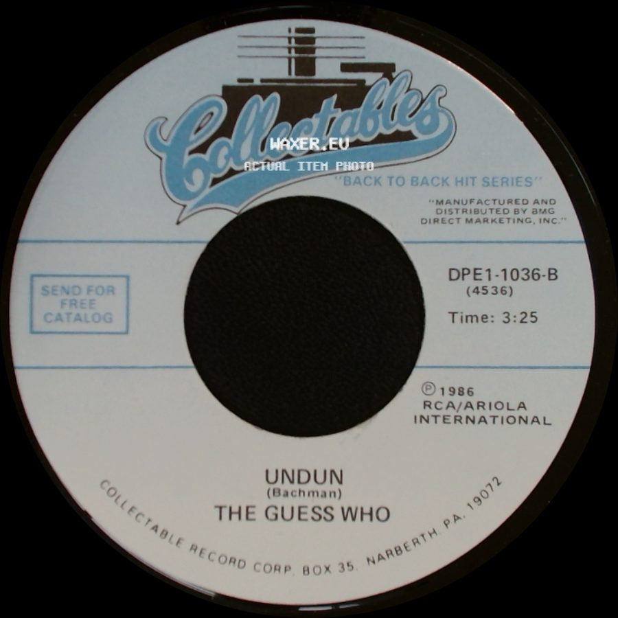 The Guess Who - Laughing / Undun side B