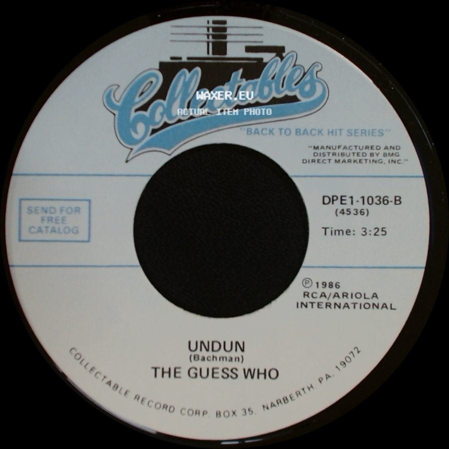 The Guess Who - Laughing / Undun side B
