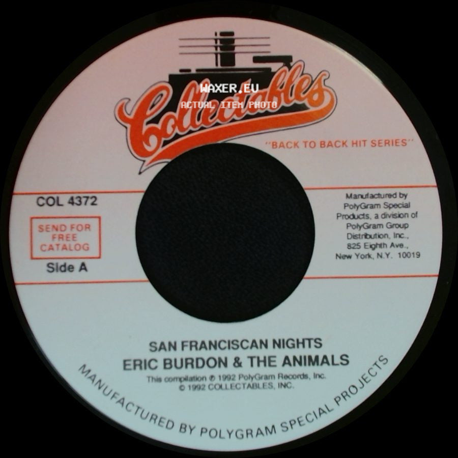 Eric Burdon & The Animals - San Franciscan Nights / Monterey side A