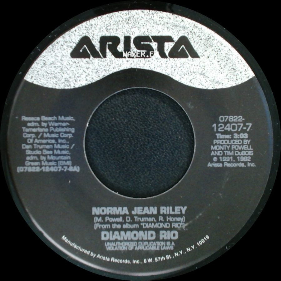 Diamond Rio - Pick Me Up / Norma Jean Riley side B