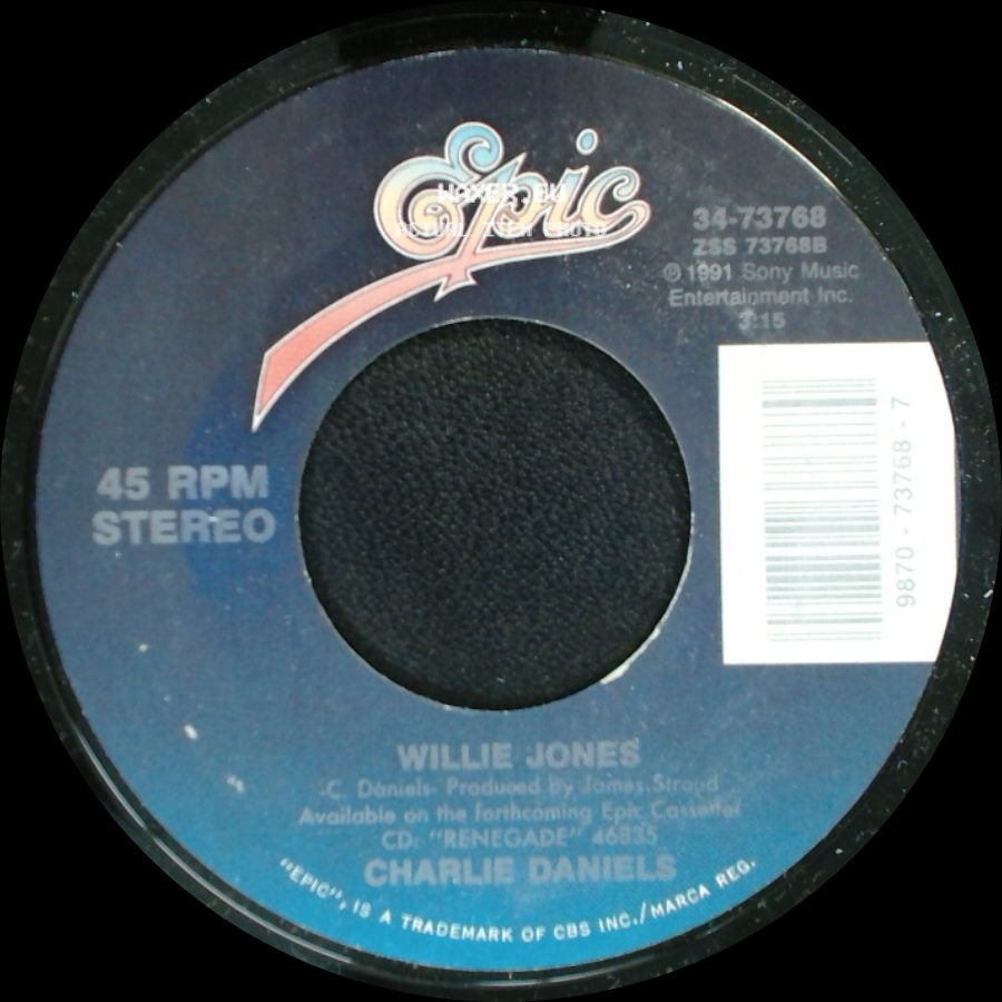 Charlie Daniels - Honky Tonk Life / Willie Jones side B