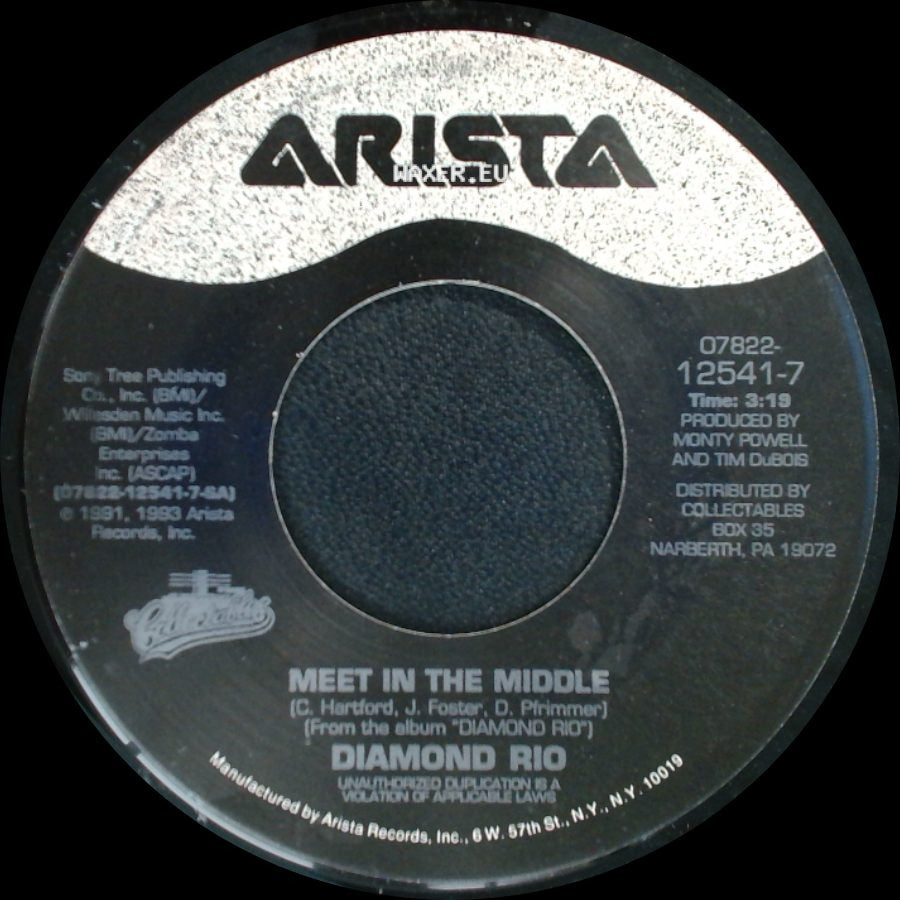 Diamond Rio - Mama Don't Forget To Pray For Me / Meet In The Middle side B