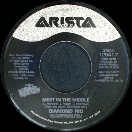 Diamond Rio - Mama Don't Forget To Pray For Me / Meet In The Middle side B