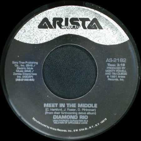 Diamond Rio - Meet In The Middle / The Ballad Of Conley And Billy (The Proof's In The Pickin') side A