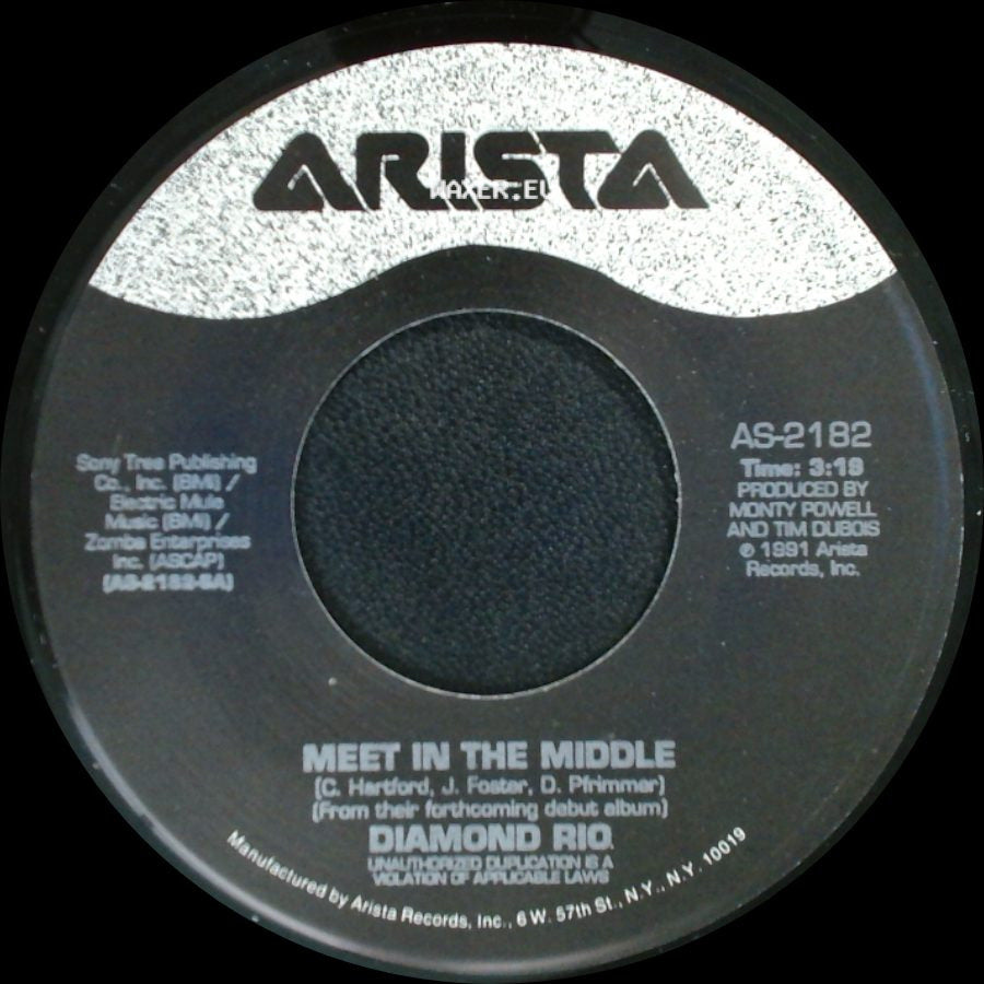 Diamond Rio - The Ballad Of Conley And Billy (The Proof's In The Pickin') / Meet In The Middle side B