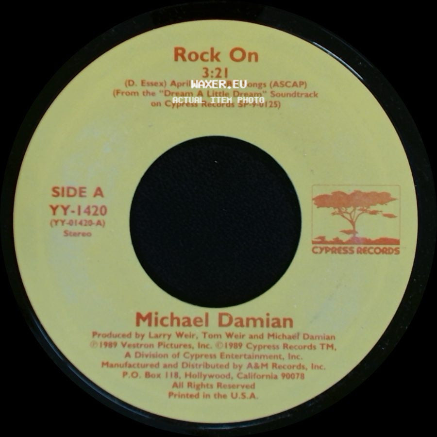 Michael Damian / Blue Future - Rock On / Where Is She? side A