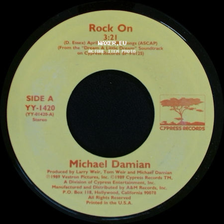 Michael Damian / Blue Future - Rock On / Where Is She? side A