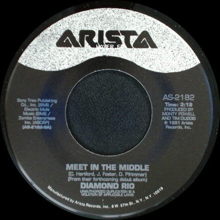 Diamond Rio - Meet In The Middle / The Ballad Of Conley And Billy (The Proof's In The Pickin') side A