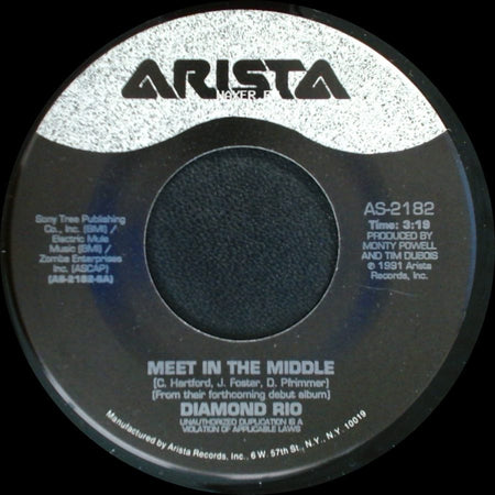 Diamond Rio - Meet In The Middle / The Ballad Of Conley And Billy (The Proof's In The Pickin') side A