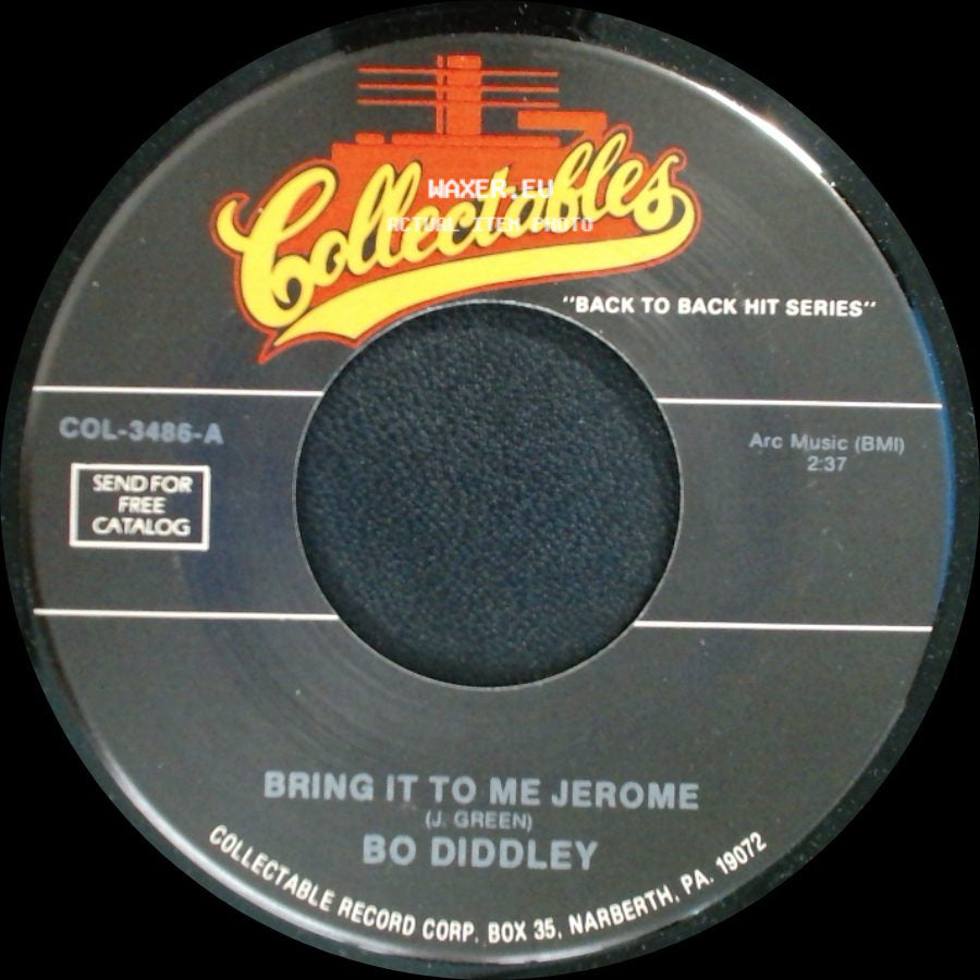 Billy Stewart / Bo Diddley - Reap What You Sow / Bring It To Me Jerome side B