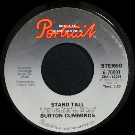Burton Cummings - Burch Magic / Stand Tall side B
