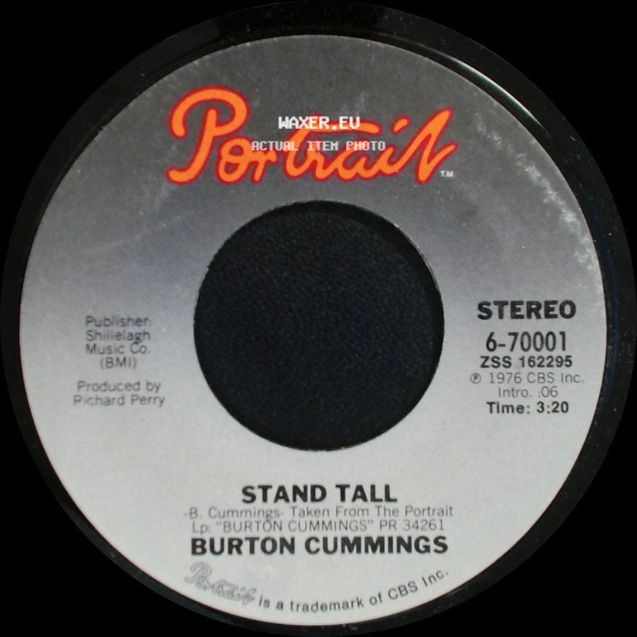 Burton Cummings - Burch Magic / Stand Tall side B