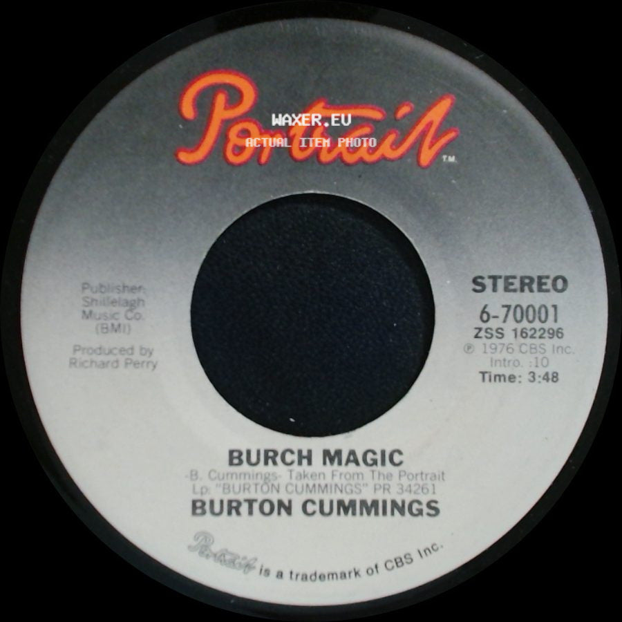 Burton Cummings - Burch Magic / Stand Tall side A