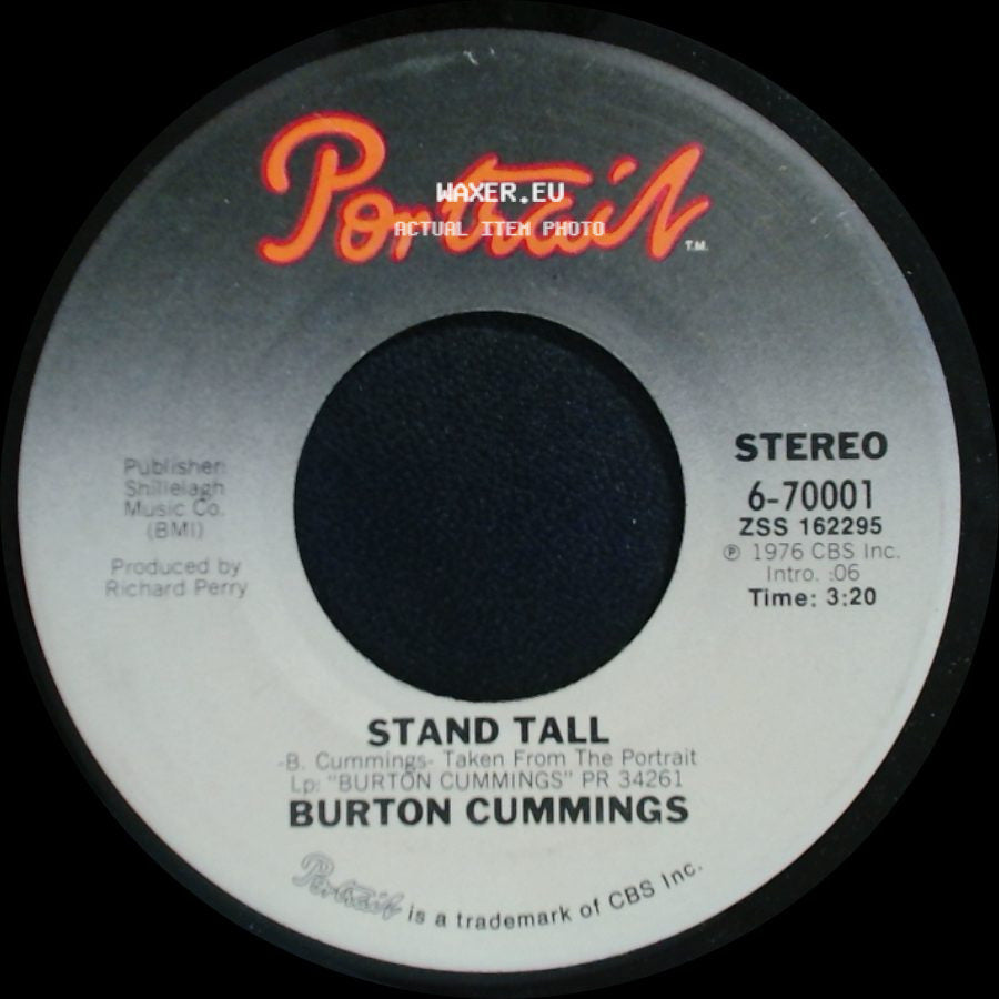 Burton Cummings - Burch Magic / Stand Tall side B