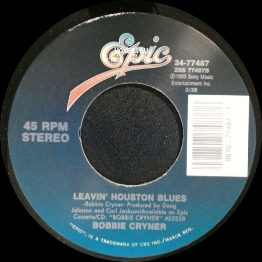 Bobbie Cryner - Leavin' Houston Blues / You Could Steal Me side A
