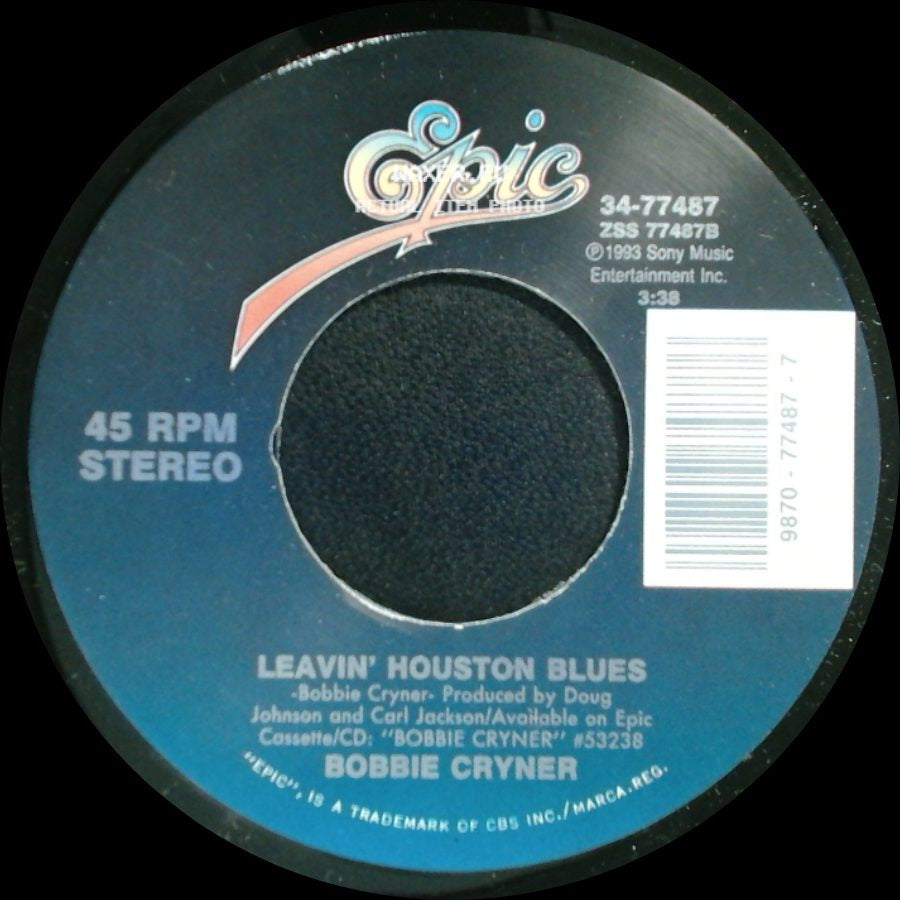 Bobbie Cryner - Leavin' Houston Blues / You Could Steal Me side A