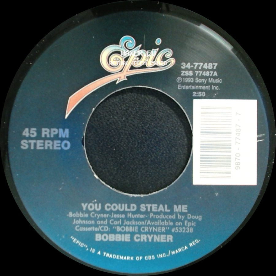 Bobbie Cryner - Leavin' Houston Blues / You Could Steal Me side B
