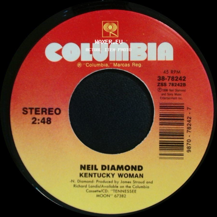 Neil Diamond - One Good Love (Duet With Waylon Jennings) / Kentucky Woman side B