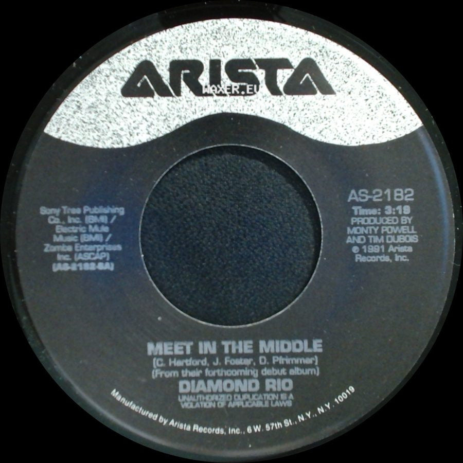 Diamond Rio - Meet In The Middle / The Ballad Of Conley And Billy (The Proof's In The Pickin') side A