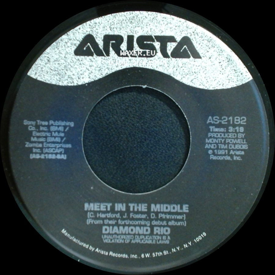 Diamond Rio - Meet In The Middle / The Ballad Of Conley And Billy (The Proof's In The Pickin') side A
