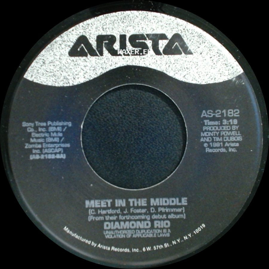Diamond Rio - Meet In The Middle / The Ballad Of Conley And Billy (The Proof's In The Pickin') side A