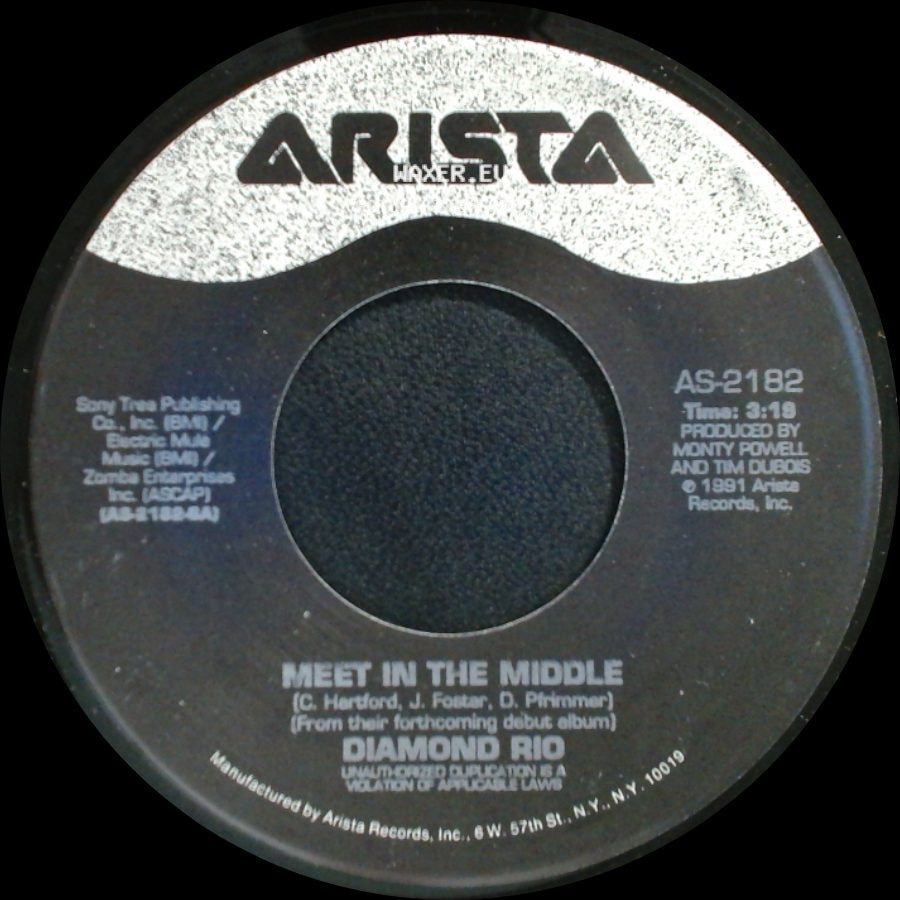 Diamond Rio - Meet In The Middle / The Ballad Of Conley And Billy (The Proof's In The Pickin') side A