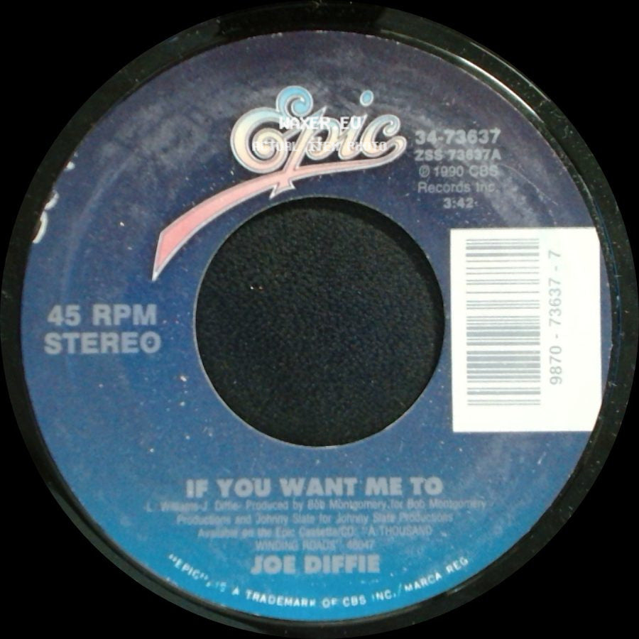 Joe Diffie - If You Want Me To / Home side A