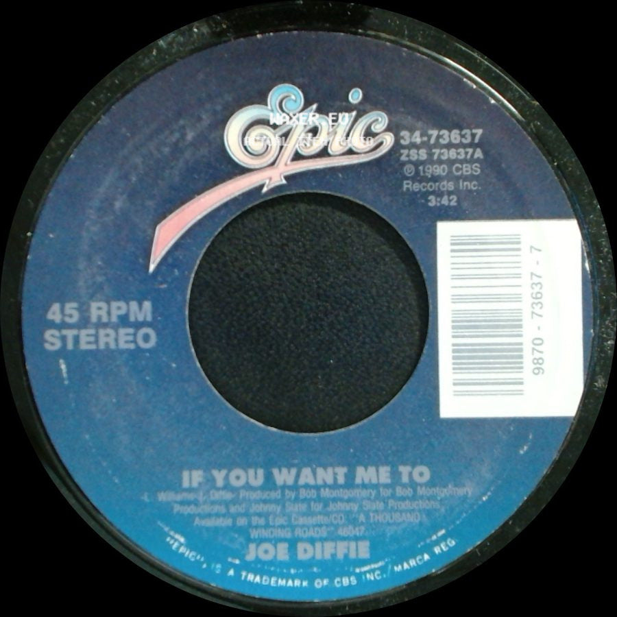 Joe Diffie - Home / If You Want Me To side B