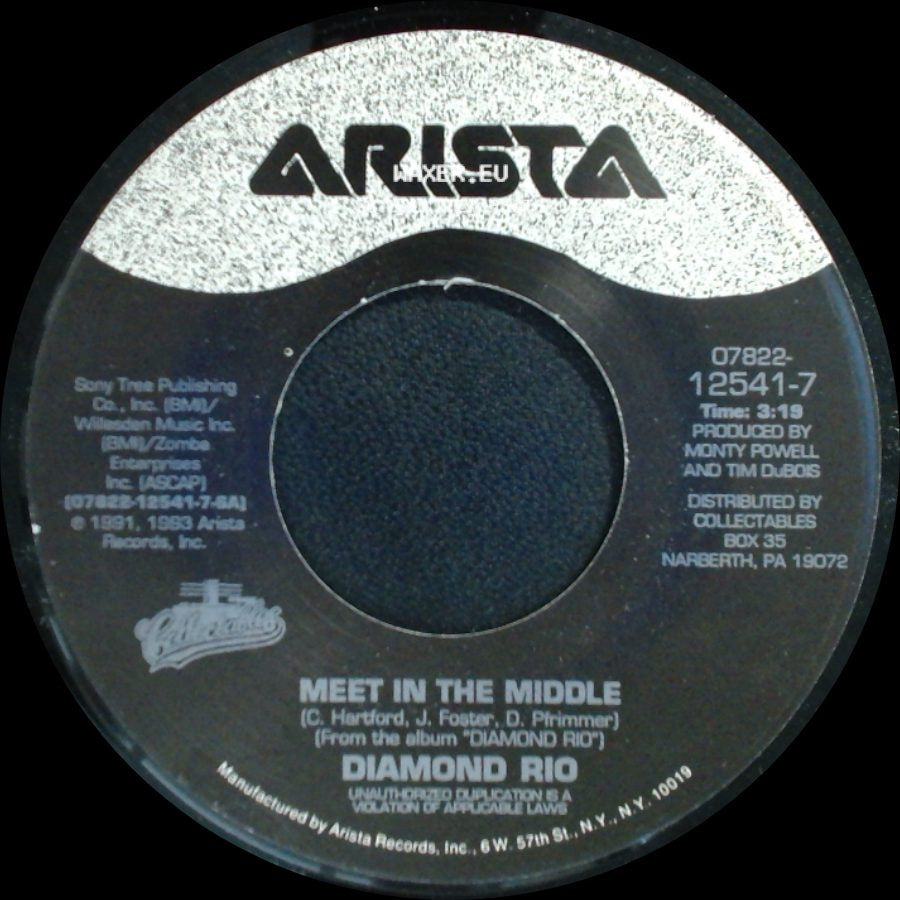 Diamond Rio - Mama Don't Forget To Pray For Me / Meet In The Middle side B