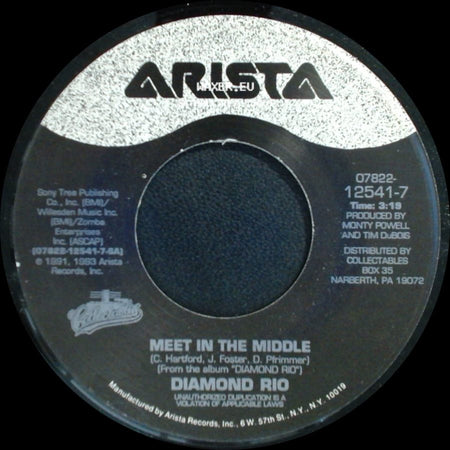 Diamond Rio - Mama Don't Forget To Pray For Me / Meet In The Middle side B