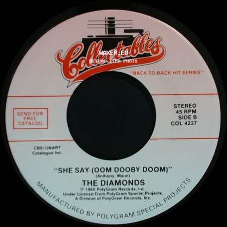 Clyde Mcphatter / The Diamonds - Lover Please / She Say (Oom Dooby Doom) side B