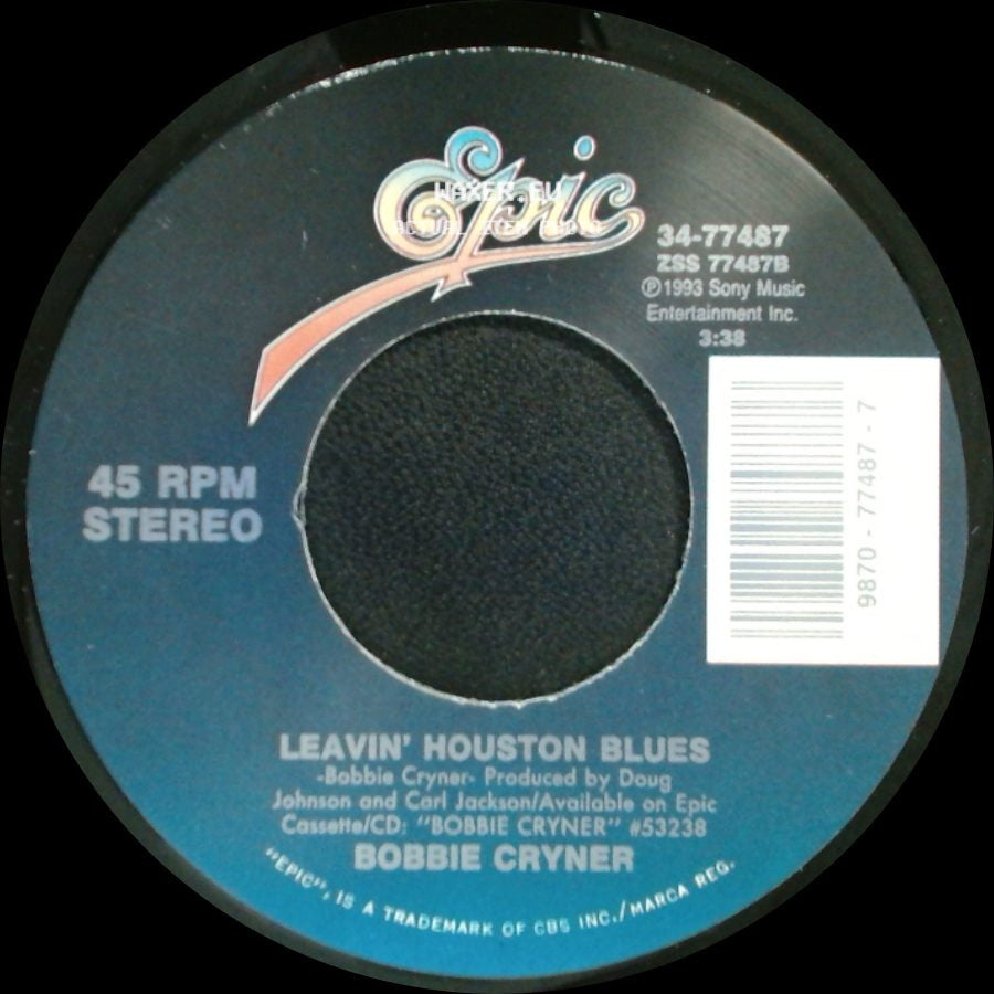 Bobbie Cryner - You Could Steal Me / Leavin' Houston Blues side B